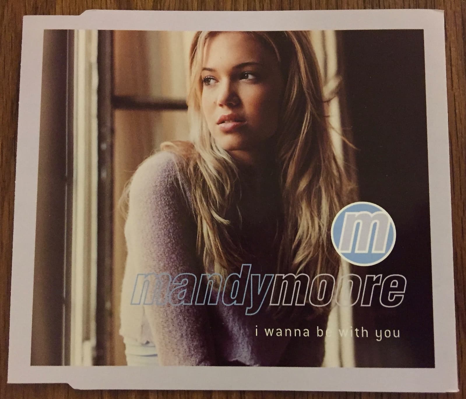 MINT CONDITION Mandy Moore UK I WANNA BE WITH YOU CD Sony Promo Single 4 Track