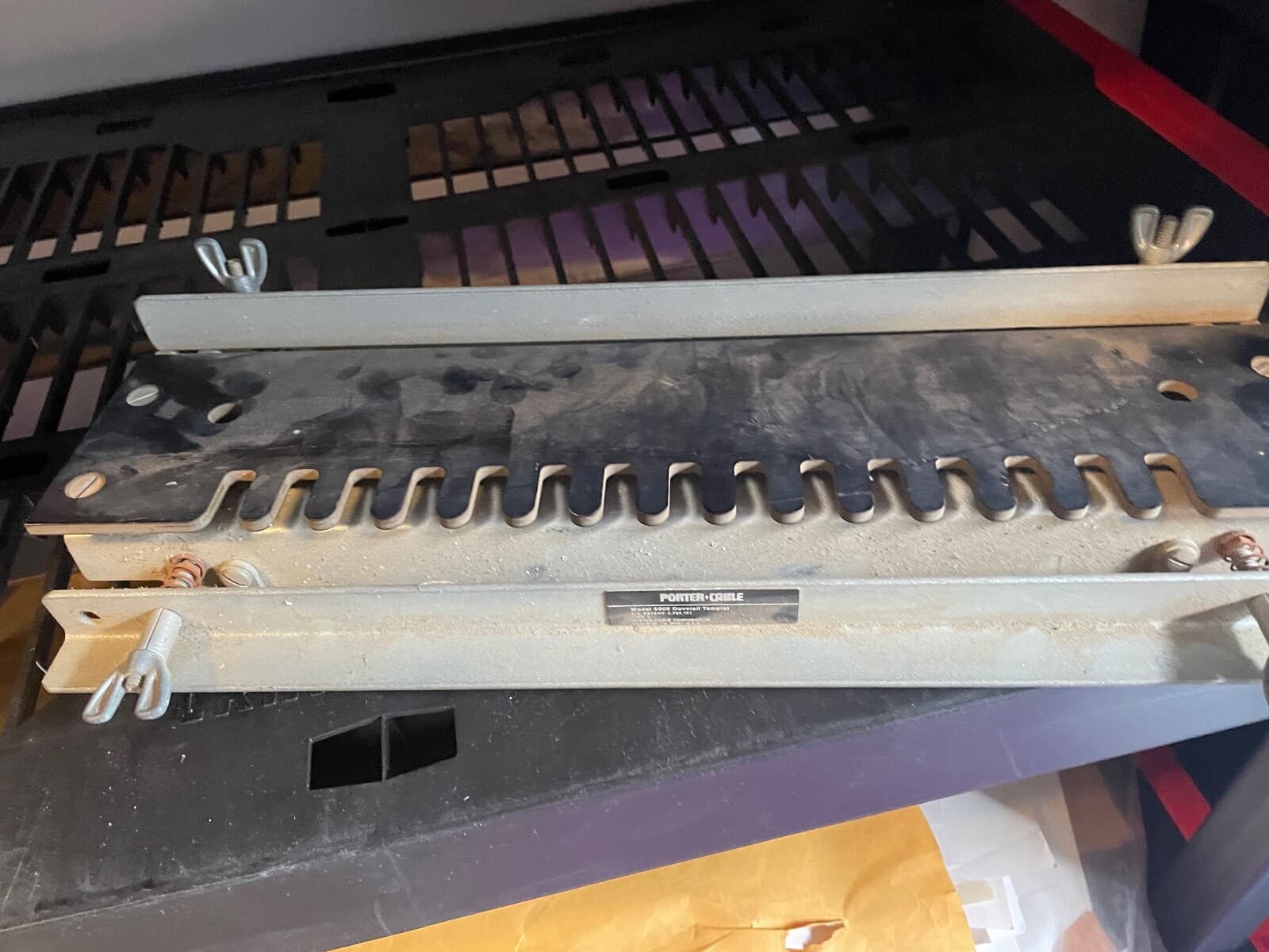 PORTER CABLE Dovetail Template Cat No. 5008 OVERALL GOOD COND.