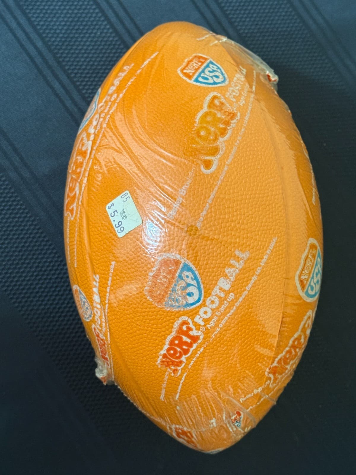 Vintage 1979 Parker Brothers Official Nerf Football Orange 9" New Sealed USA