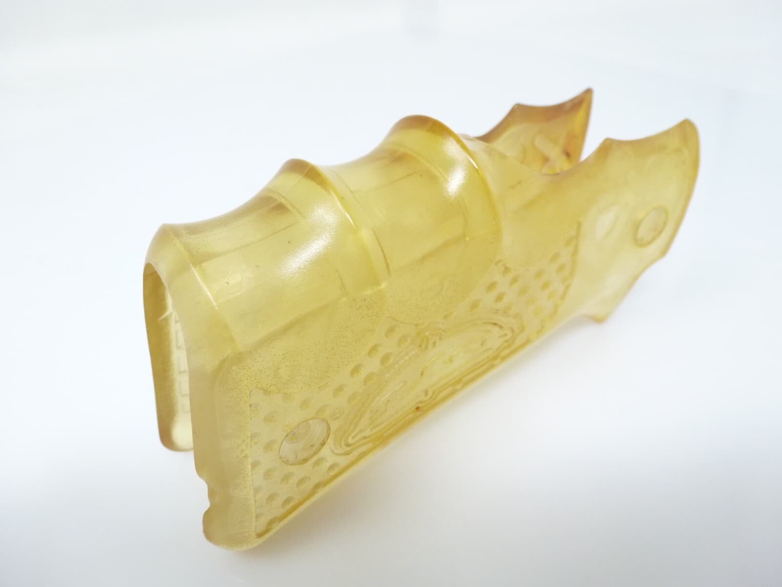 VINTAGE DYE CLEAR AMBER GRIPS 45 TRIGGER FRAME AUTOCOCKER SMART PARTS SHOCKER #1