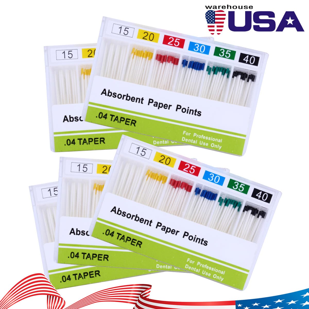 Dental Endo Gutta Percha Cutter /Absorbent Paper Point /Gutta Percha 15#-40#