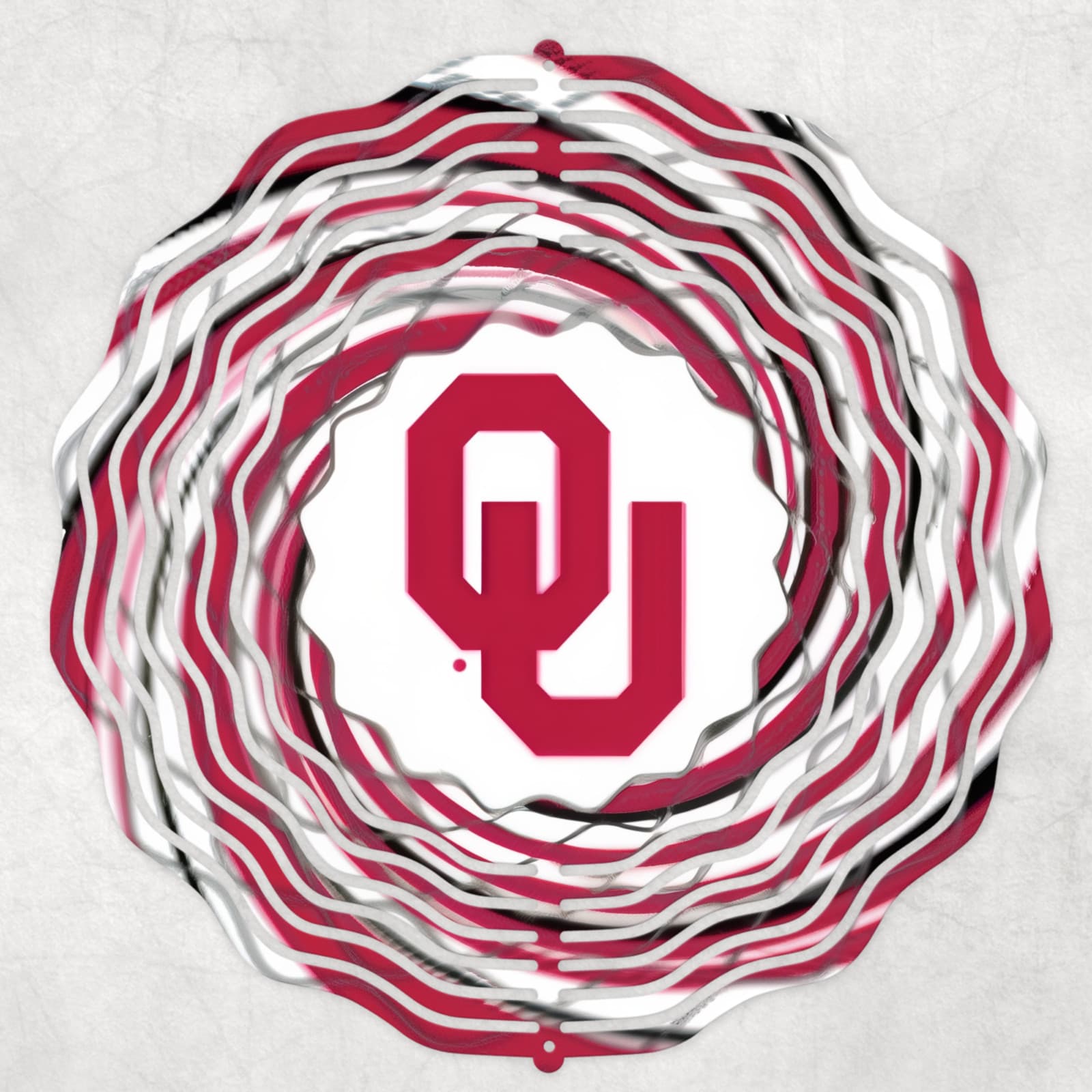 Oklahoma University 10" Wind Spinner
