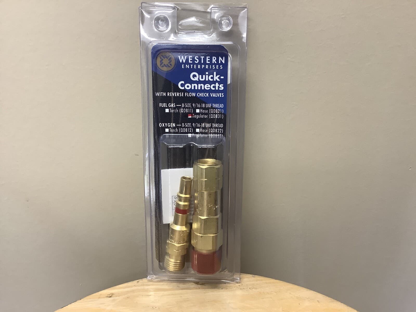 Western QDB31 Regulator To Hose Fuel Gas Quick Connects