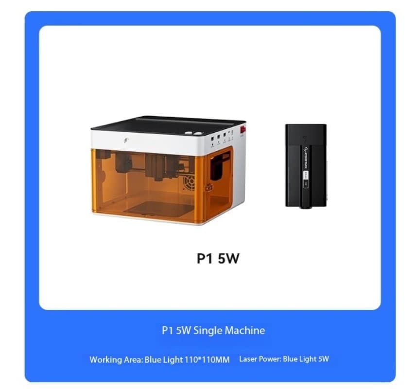 Portable Home-Use Fully Automatic Compact Laser Engraving and Marking Machine P1