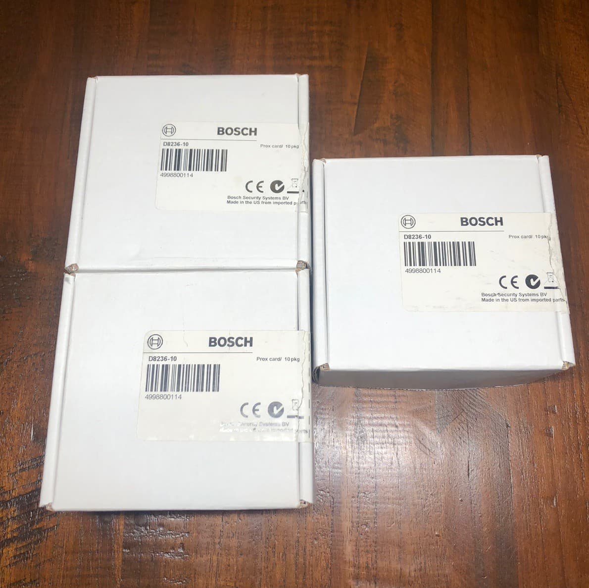 Bosch D8236-10 Proximity Card II Clamshell Wiegand 26 Bit Access Control Tokens