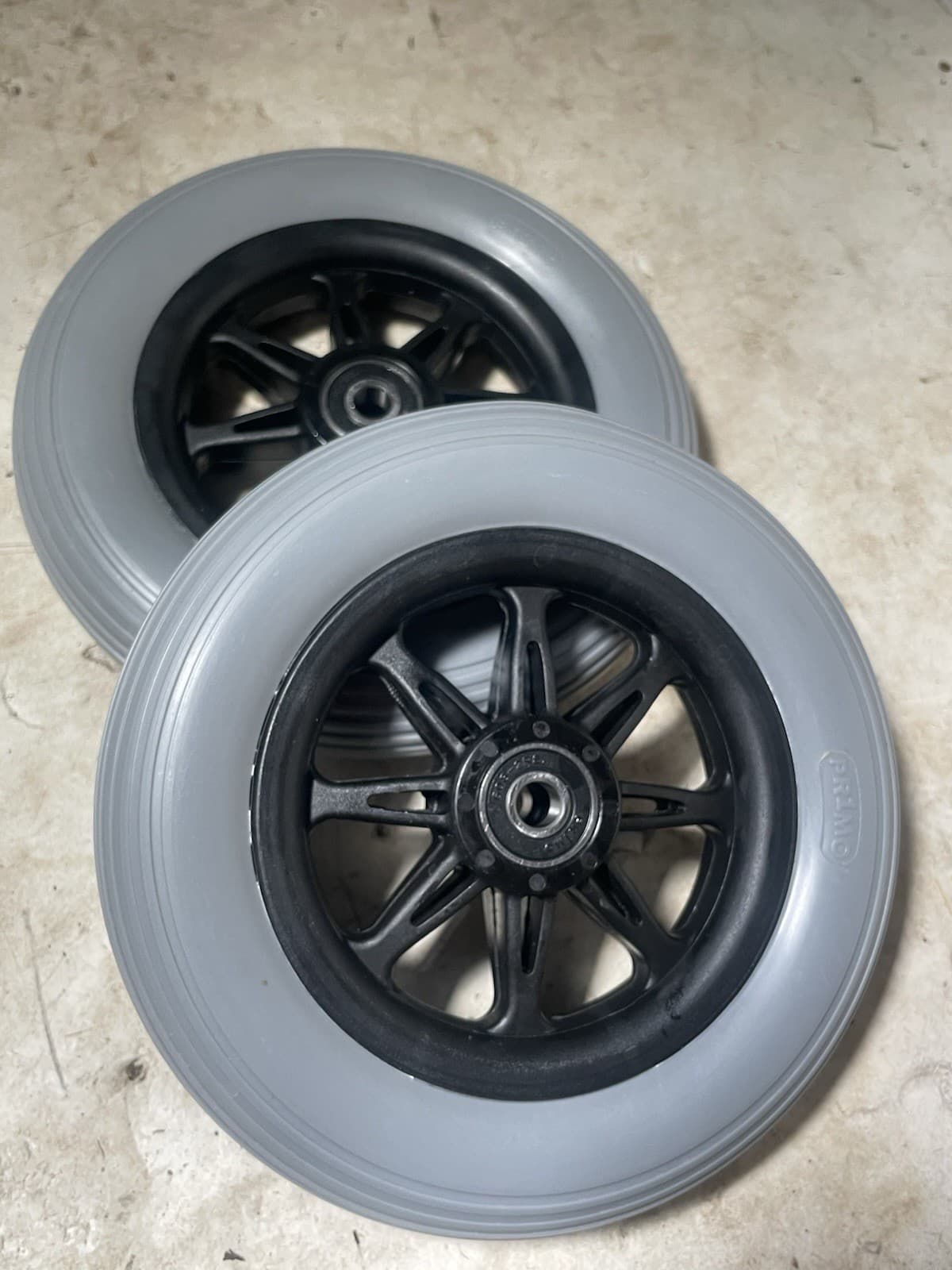 jazzy quantum 6" anti tip wheels for power wheelchair