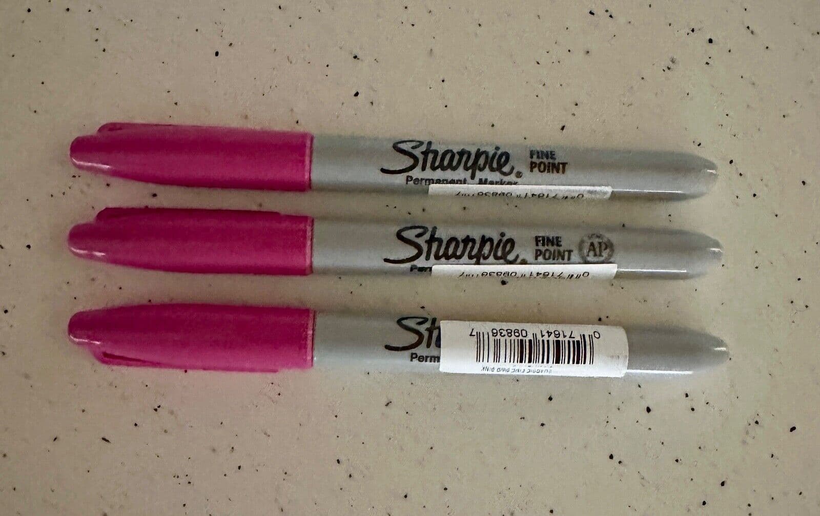 SHARPIE 1948354 COLOR BURST POWER PINK FINE POINT, LIMITED EDITION - 3 EACH
