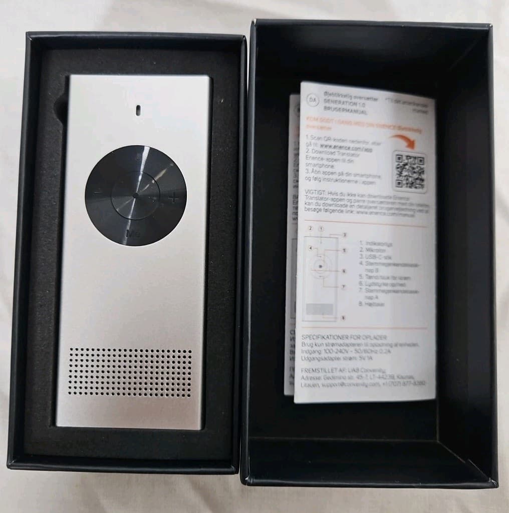 ENENCE PRO | Language Translator Device, Two Way Real-Time Voice Translation