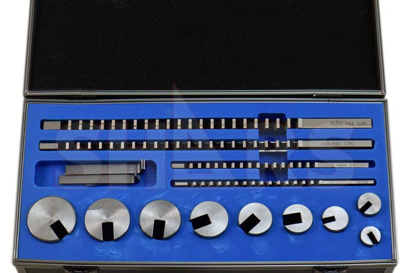 Shars 18PCS No . 10A HSS Keyway Cutting Broach Bushing Shim Set New R}
