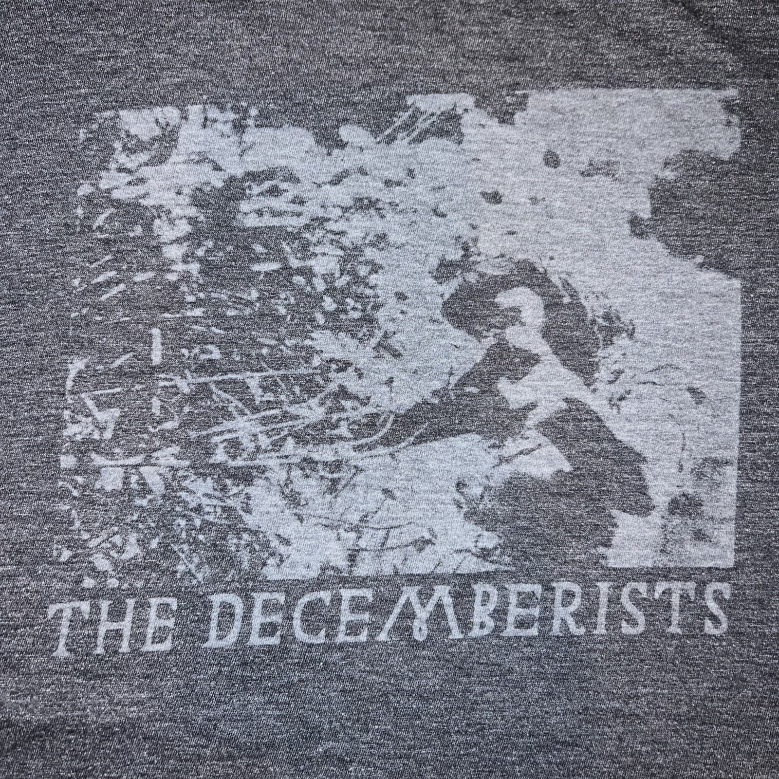 The Decemberists Band Logo Concert Tour Shirt Adult Large Gray Authentic New