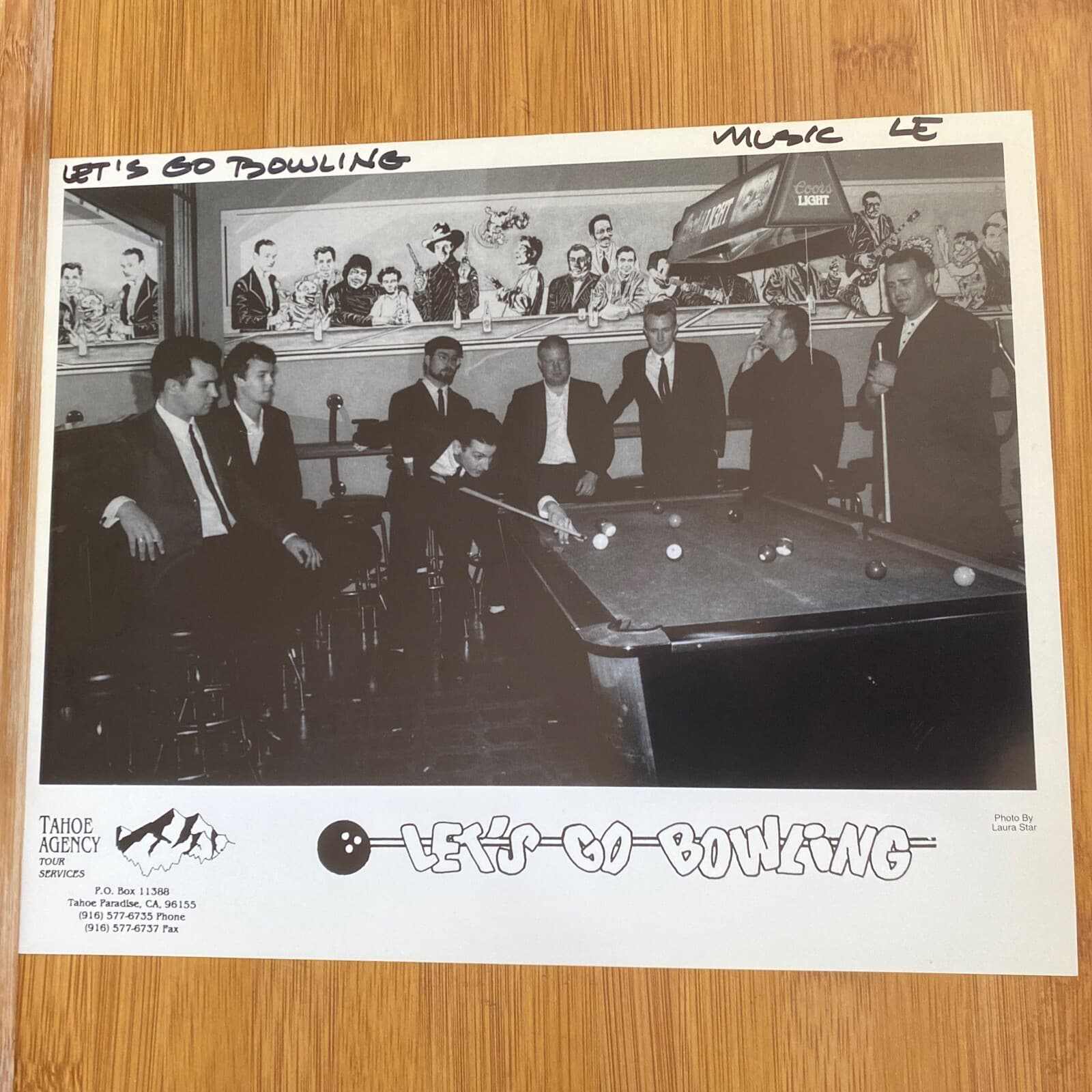 Let’s Go Bowling Press Photo 8x10”. See Description.