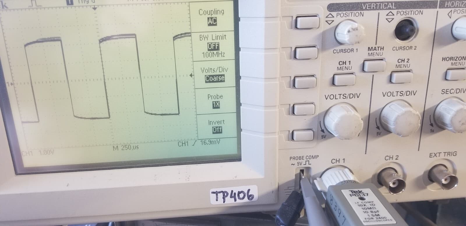 Oscilloscope probe 400MHz 10x Tektronix P6137 TESTED! for TEK 2465 TEK 2445 USA!