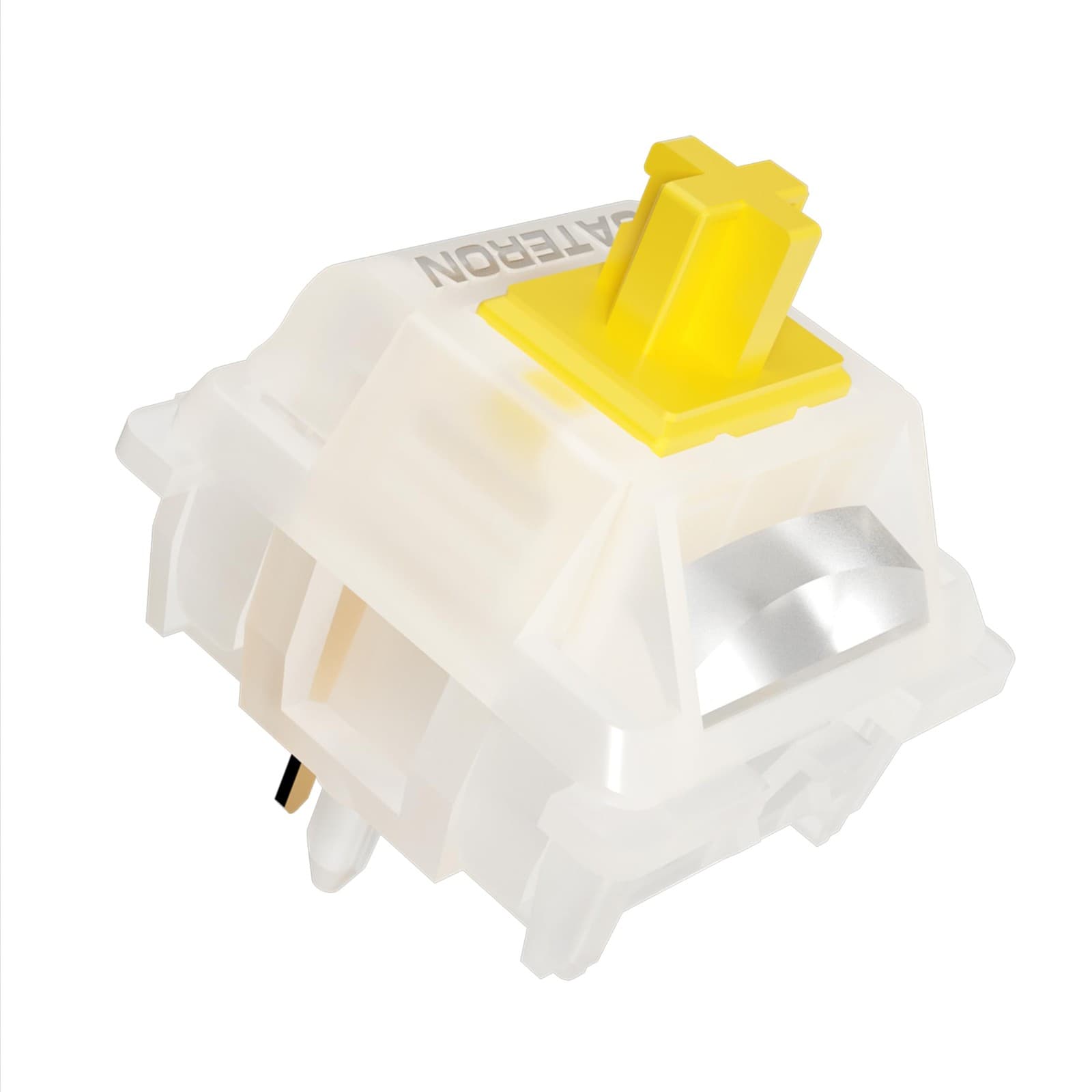 GATERON Milky Yellow Pro V3 Keyboard Switches Pre-lubed Linear 5 pin for All ...