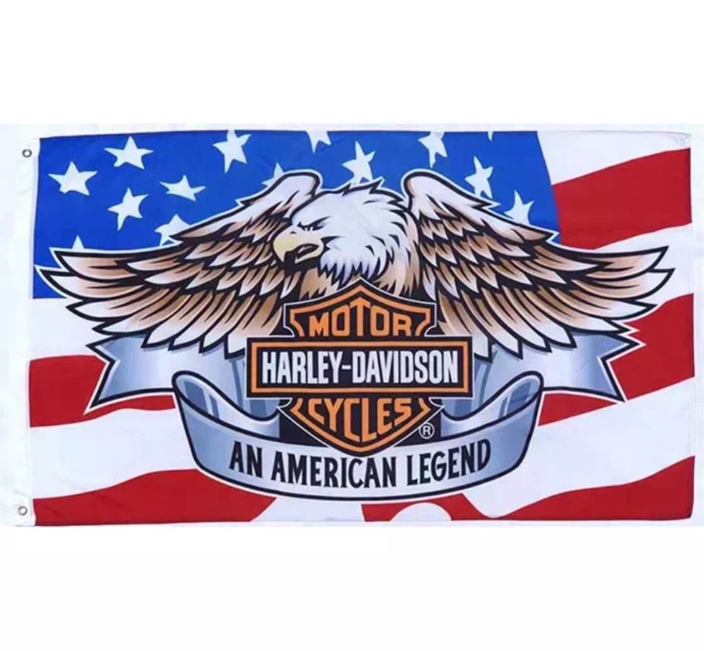 harley davidson flag