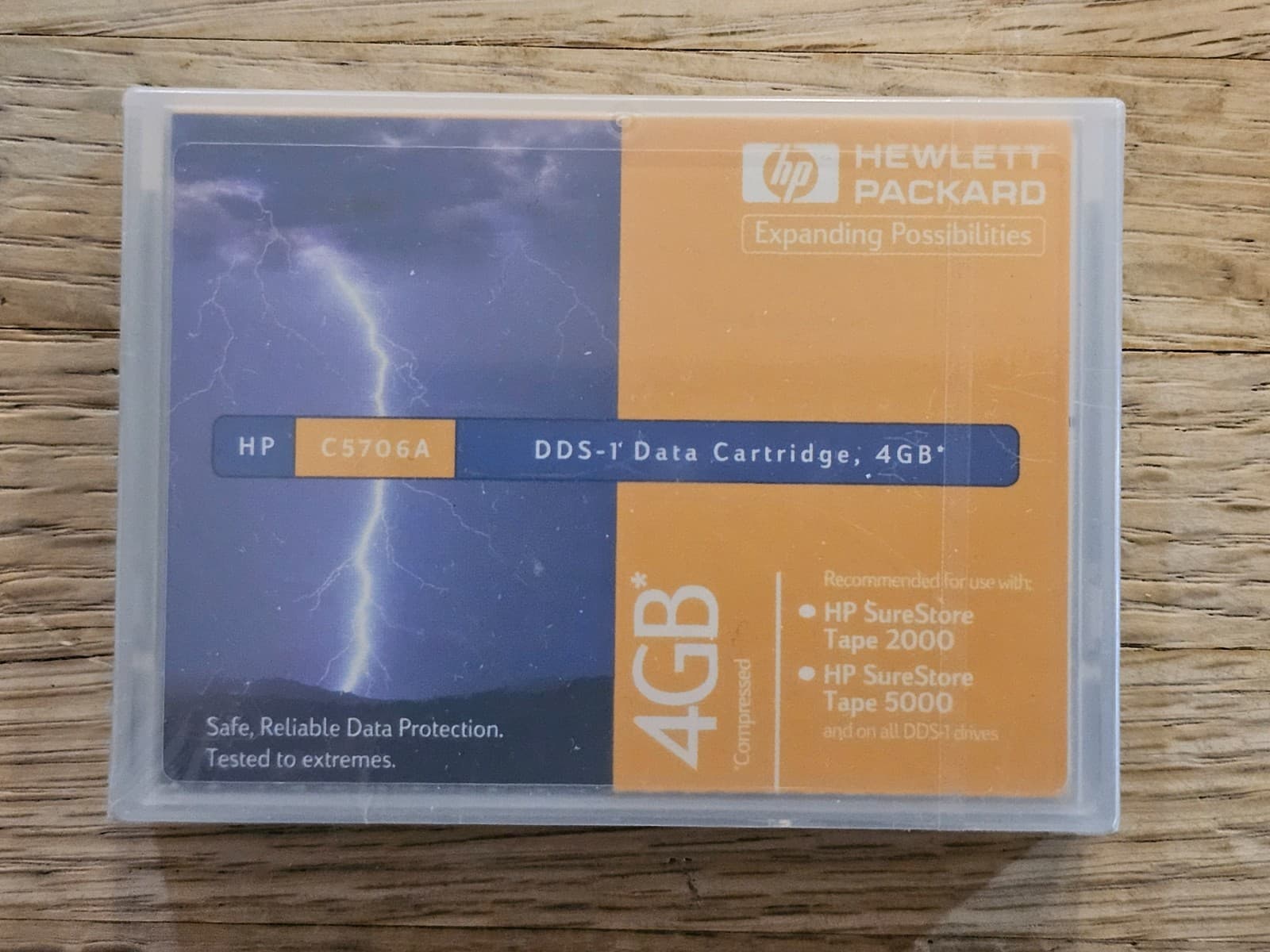 HP C5706A 4GB DDS-1 Data Cartridge DDS / DAT Cassette NEW SEALED