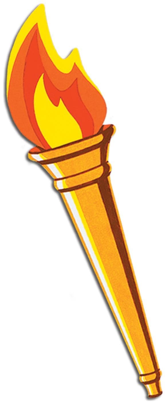 Torch Cutout of Size 24" for Halloween - Beistle