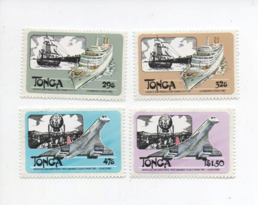Tonga mint never hinged MNH Scott 532-35