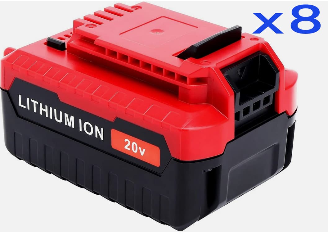 2PACK 20 Volt 8.0Ah for Porter Cable 20V MAX Lithium-ion Battery PCC685L PCC680L