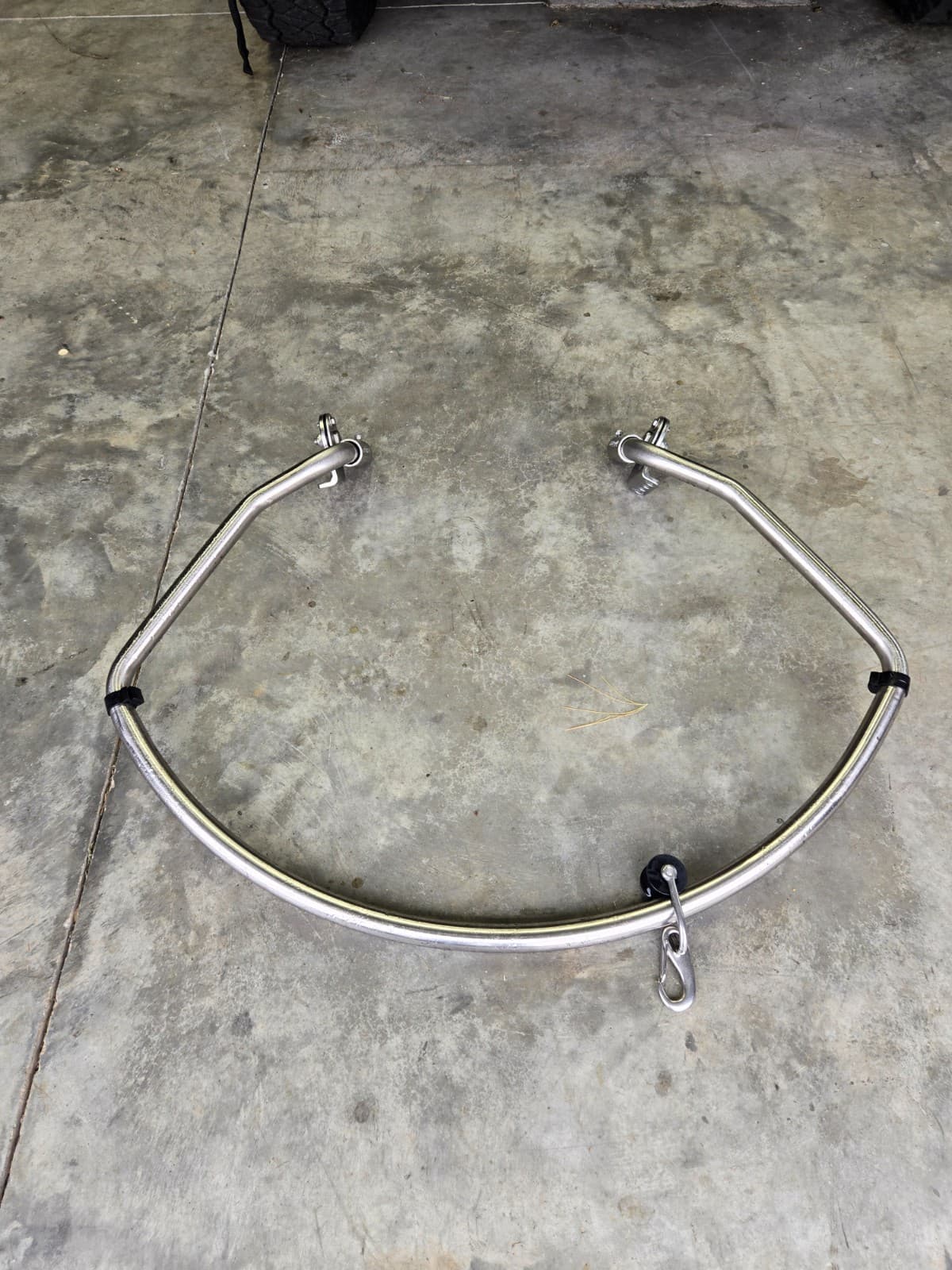 Turbo Swing boat tube tow bar