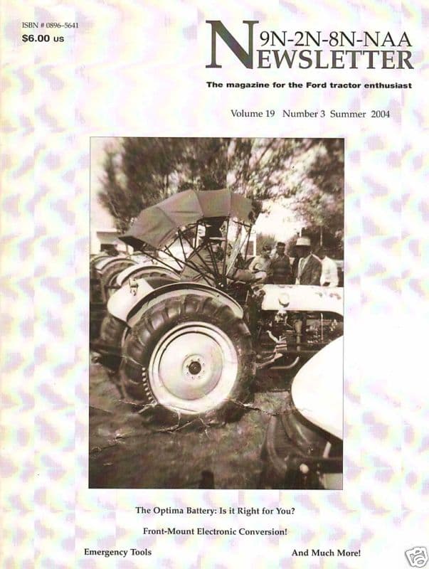 Optima battery Ford tractor, Front mount electronic Ignition Conversion 9N 2N 8N