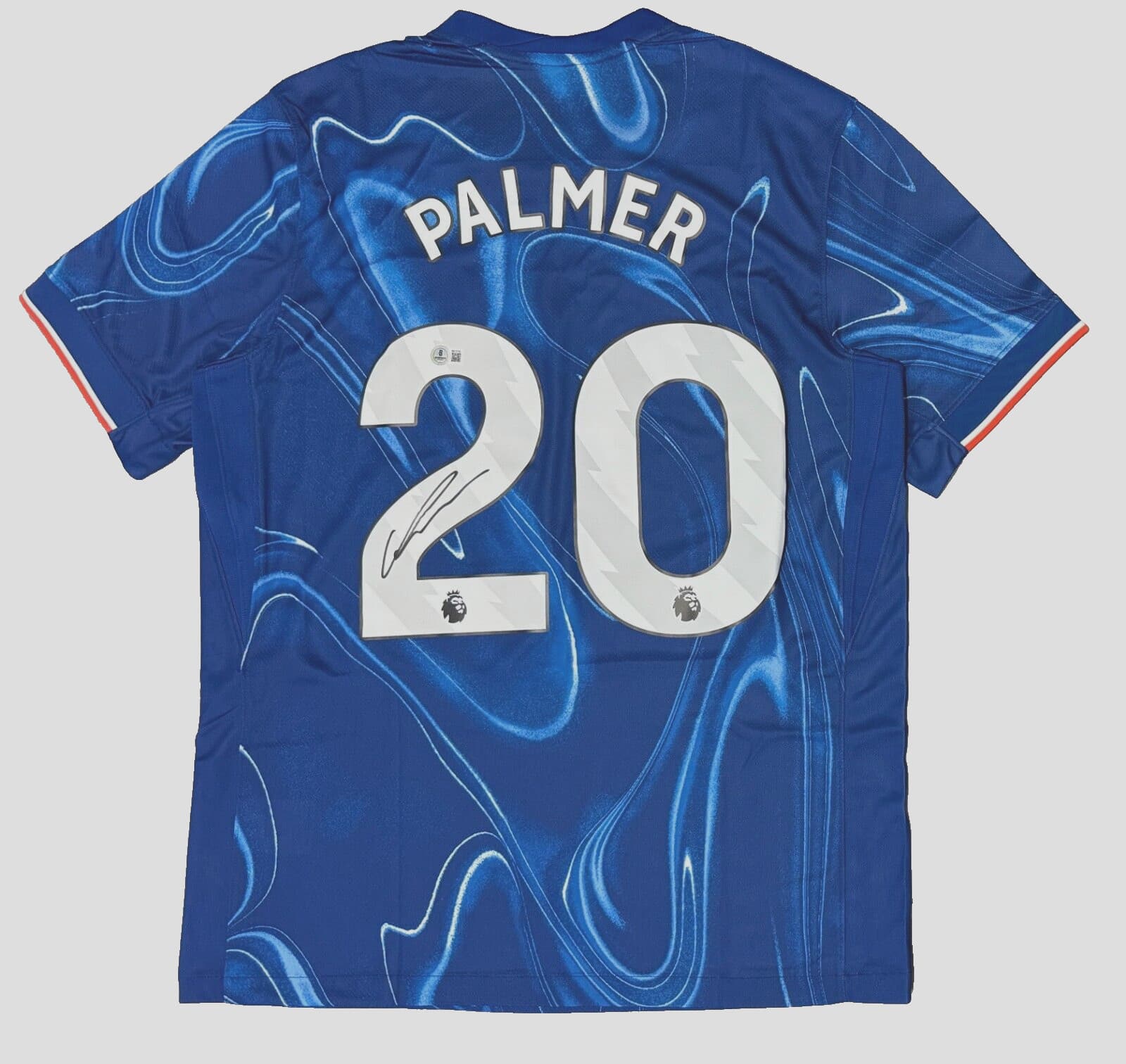 NEW 2024-25 Cole Palmer Signed Nike Jersey Chelsea England Beckett BAS Hologram