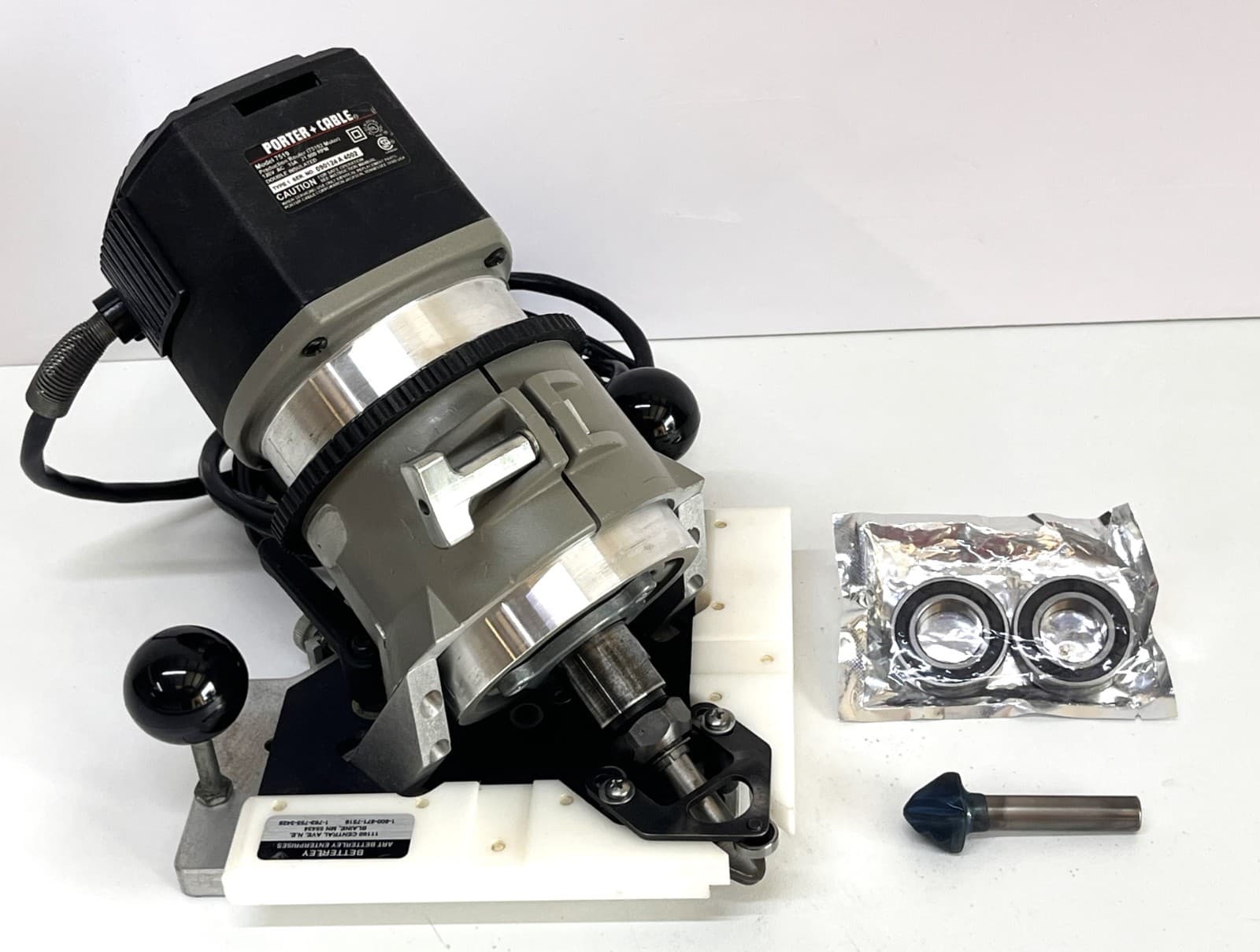 BETTERLEY Coving Router - Extra 3/8" Coving Router Bit - New Router Bearing