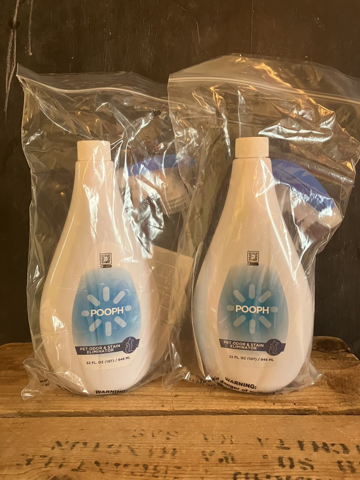 2X Pooph Pet Odor Eliminator Freshener Spray 32 fl oz (64oz Total) For Dogs Cats