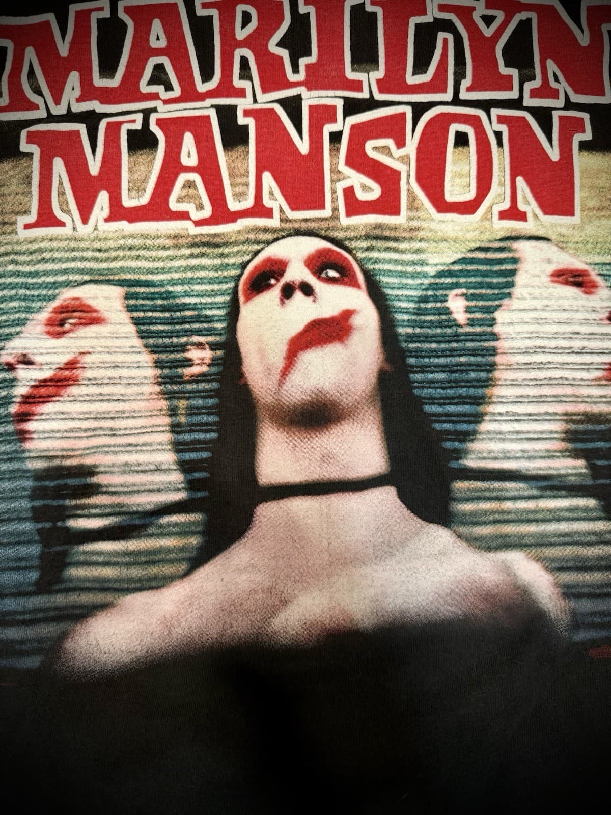 VINTAGE⚡️MARILYN MANSON 🍭 SWEET DREAMS 😴 SHIRT 👚 1996 RARE 💥 SMELLS LIKE