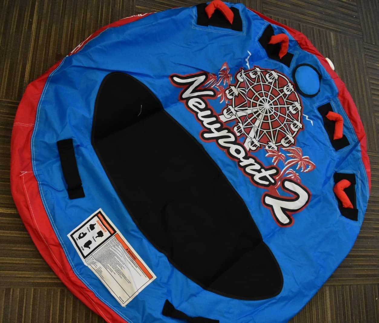 Swonder Newport2 Towable Tube For Boating 2 Person Ride 65" Dia Foam Filled