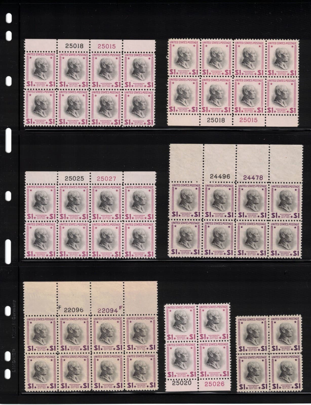 USA Scott 832-834 MNH Multiples - Plate Blocks, Centerline Blocks (SCV $2000+)