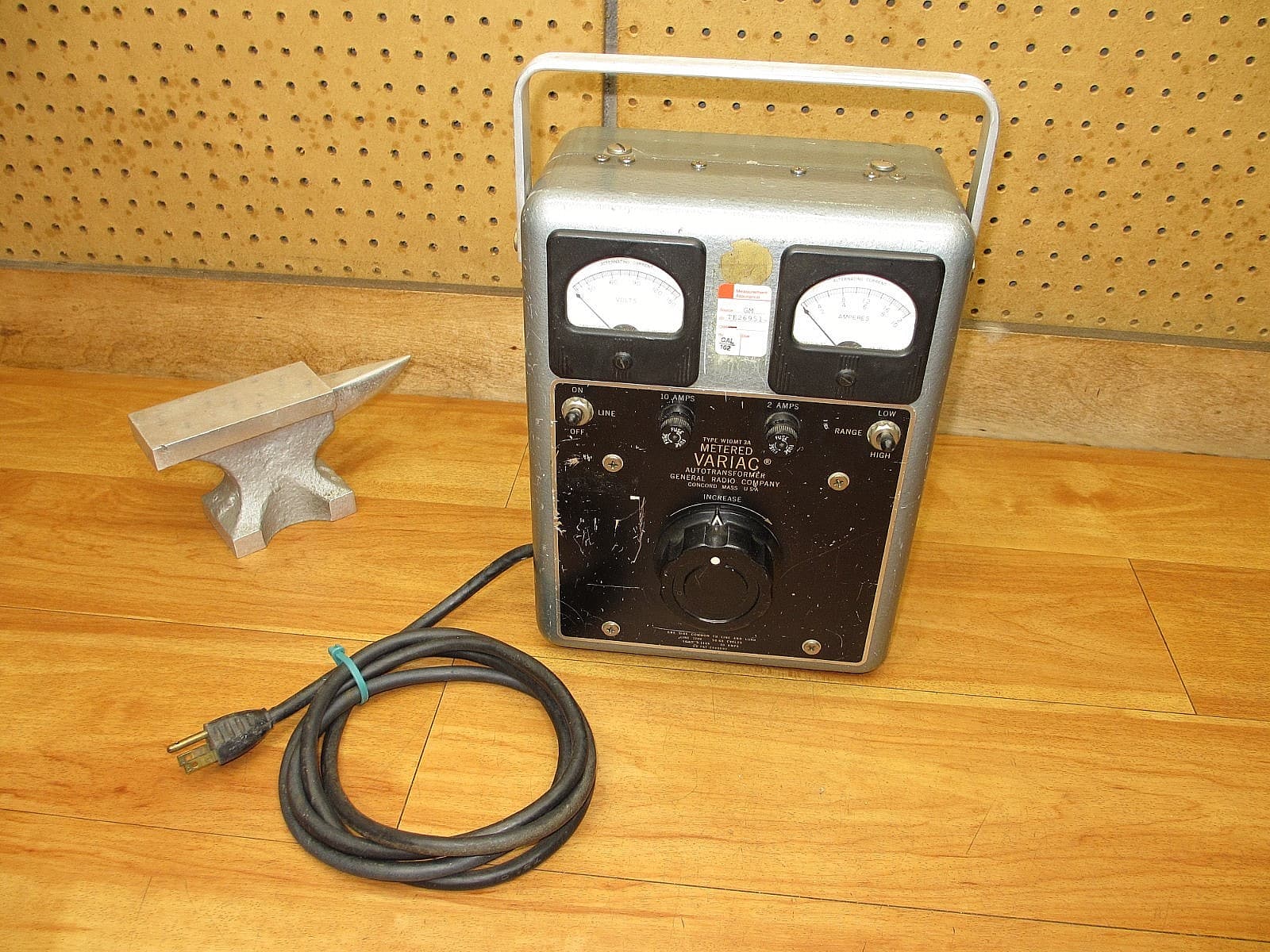 General Radio W10MT3A *USED TESTED & WORKING* Metered Variac Autotransformer
