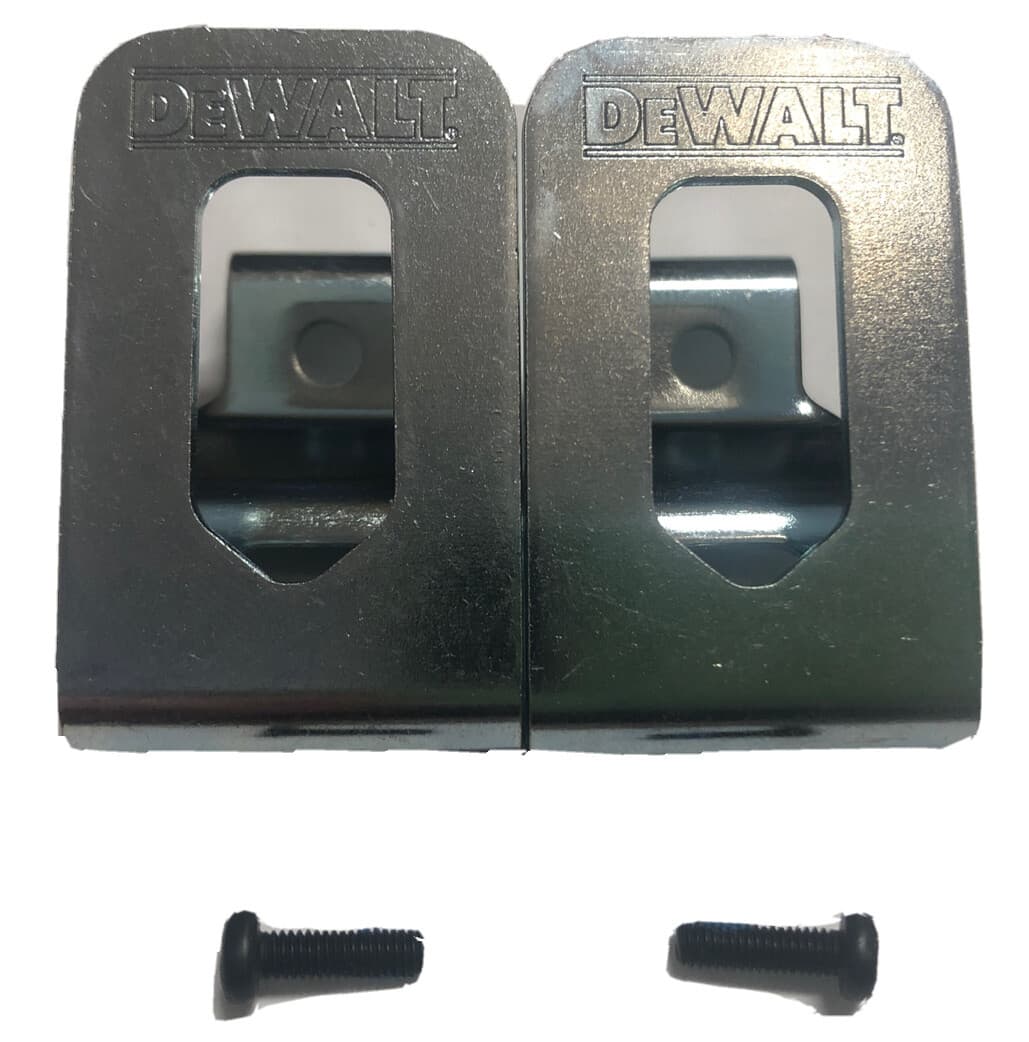 (2) NEW DEWALT Belt Clips Hooks for DCD708 DCF809 DCD996 DCF887 + Most 20V Tools