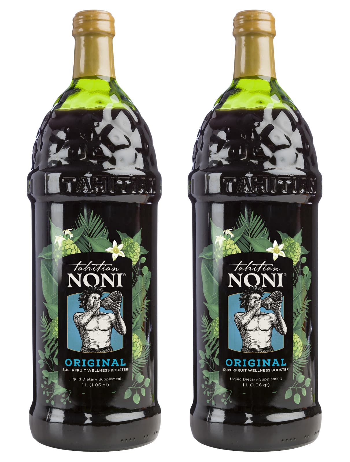Tahitian Noni Juice by Morinda Inc. (2 bottle case) *NEW LOOK!*