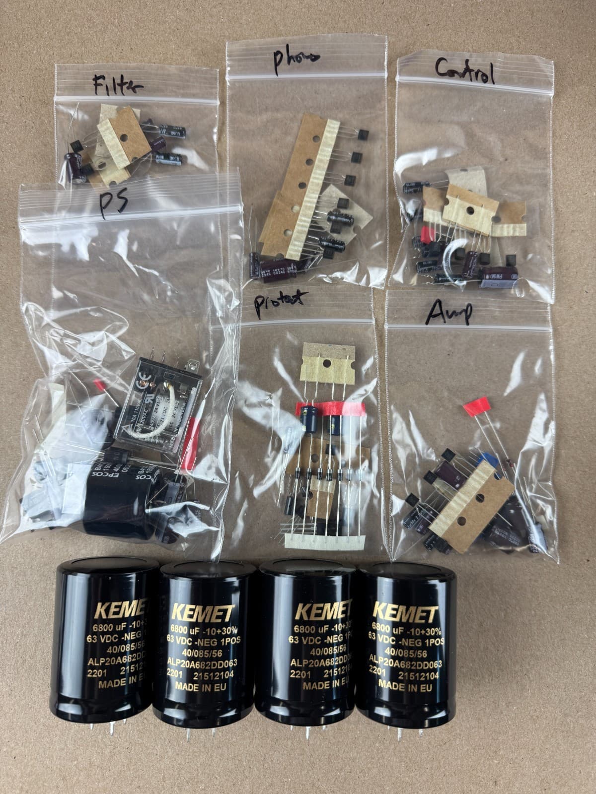 Pioneer SA-1000 Complete Rebuild Kit High-Quality Amplifier Recap Transistors