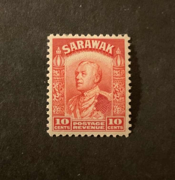 Sarawak Scott #120 hinged