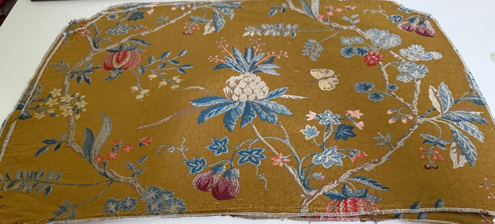 High End Designer Scalamandre Floral Brocade Piece ZZ588B