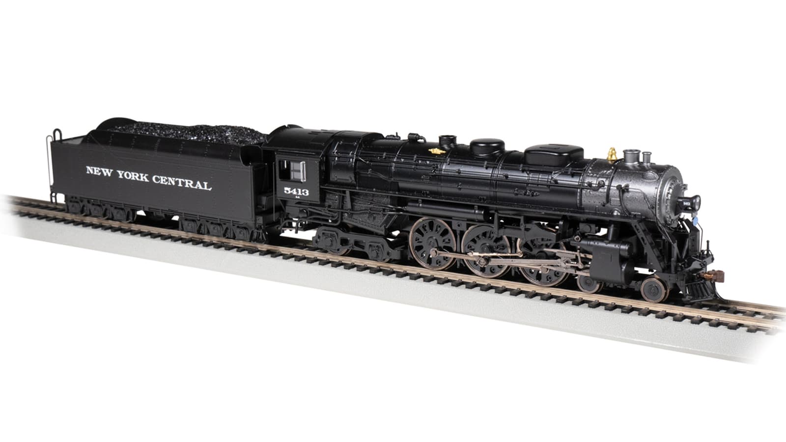 BACHMANN 53602 HO SCALE NYC 5413 4-6-4 Hudson Steam Locomotive w DCC & Sound