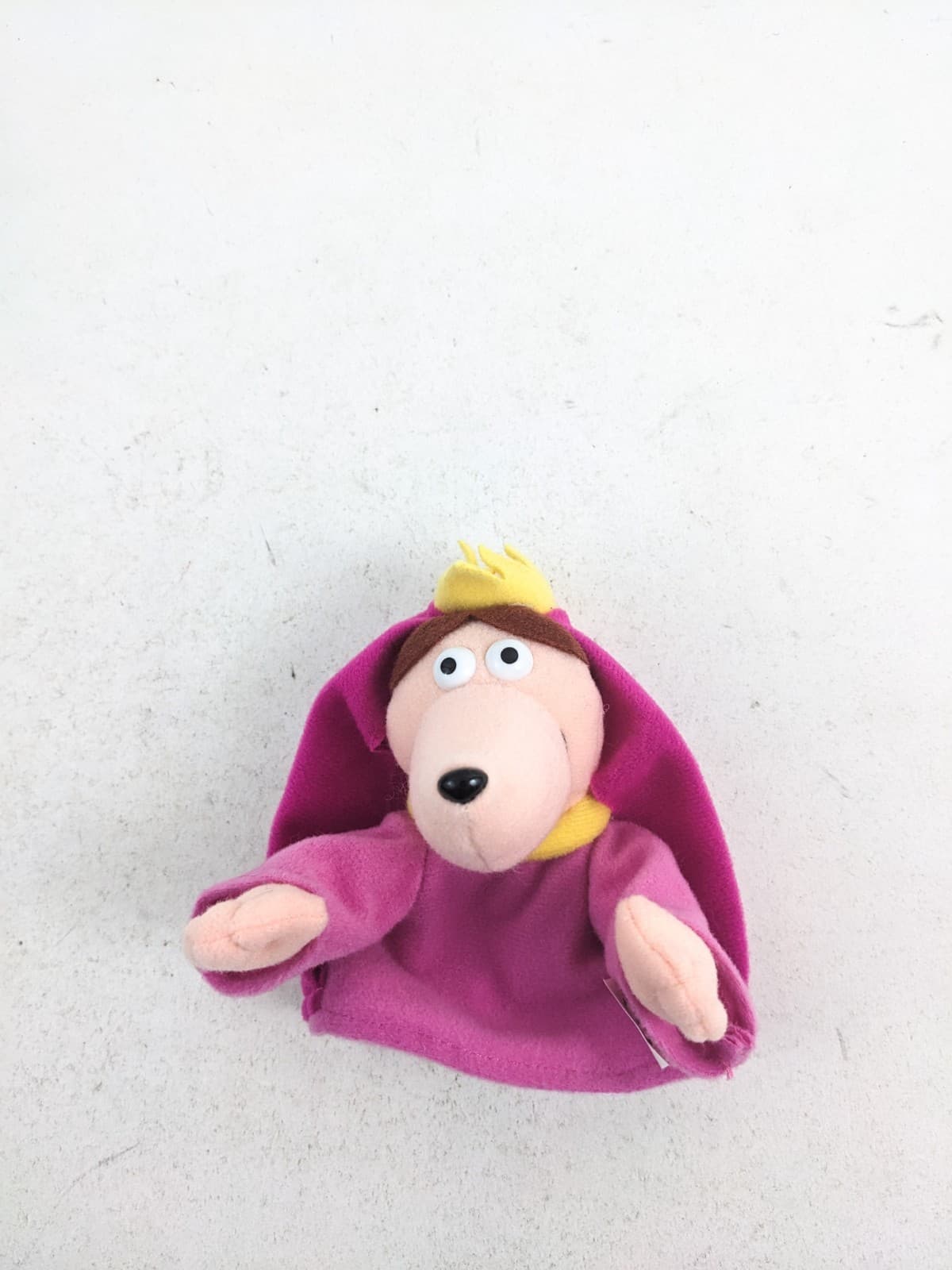 Rare BBC Muzzy Finger Puppet QUEEN EZRA Early Advantage VTG