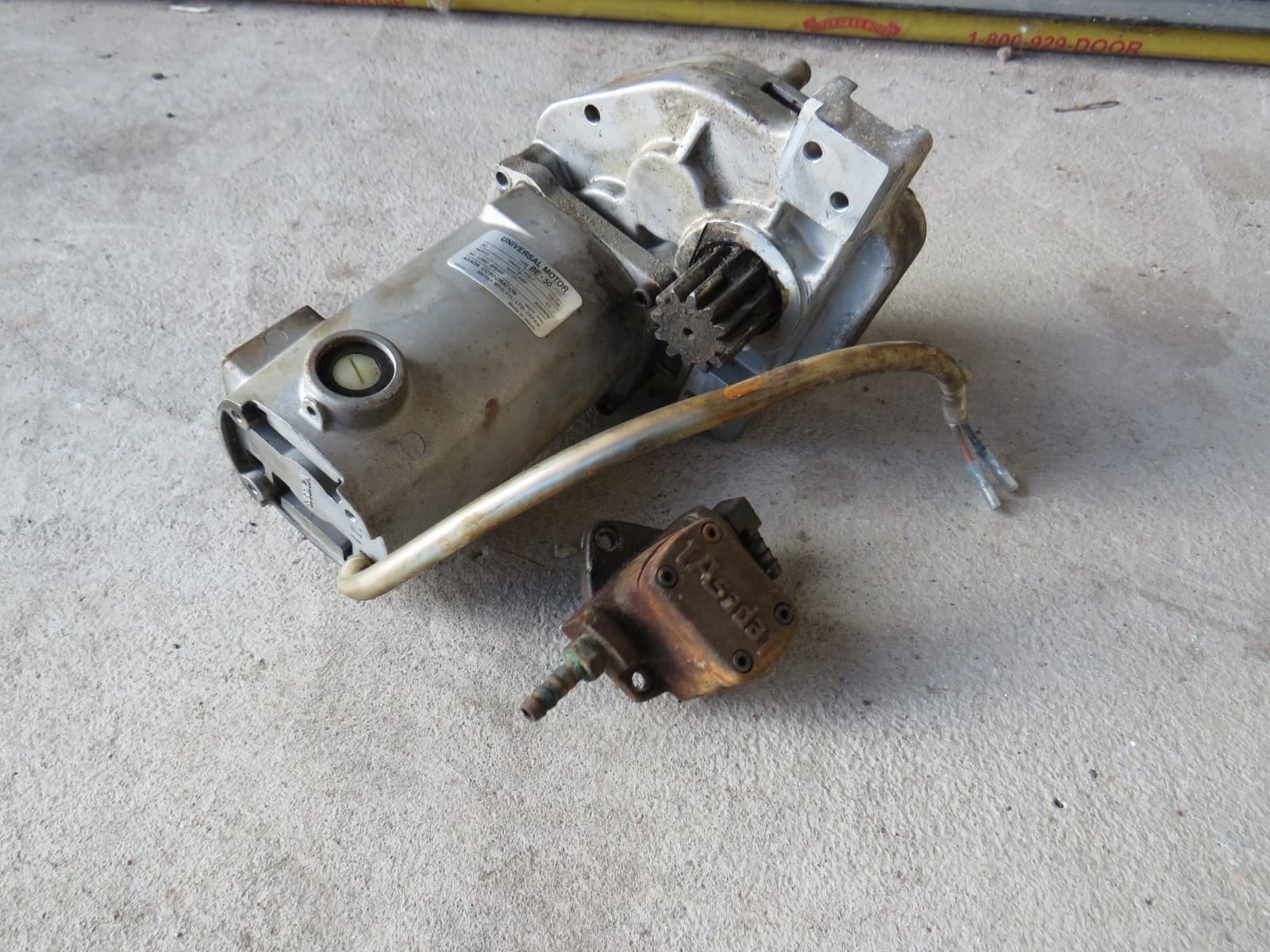 ROTHENBERGER 63004 Supertronic 2SE Pipe Threading Machine MOTOR & OIL PUMP ASADA