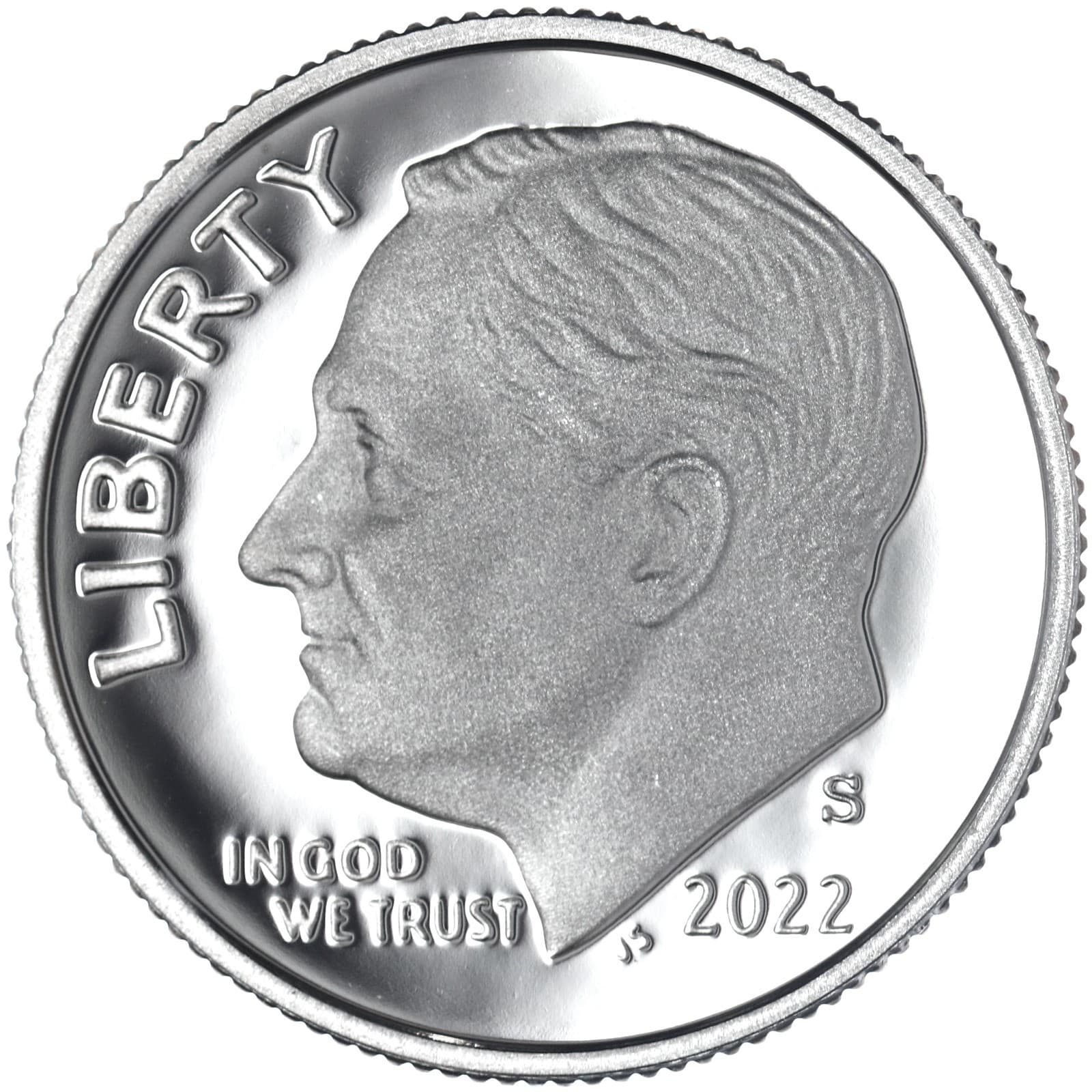 2022 S Roosevelt Dime Gem DCam Proof CN-Clad