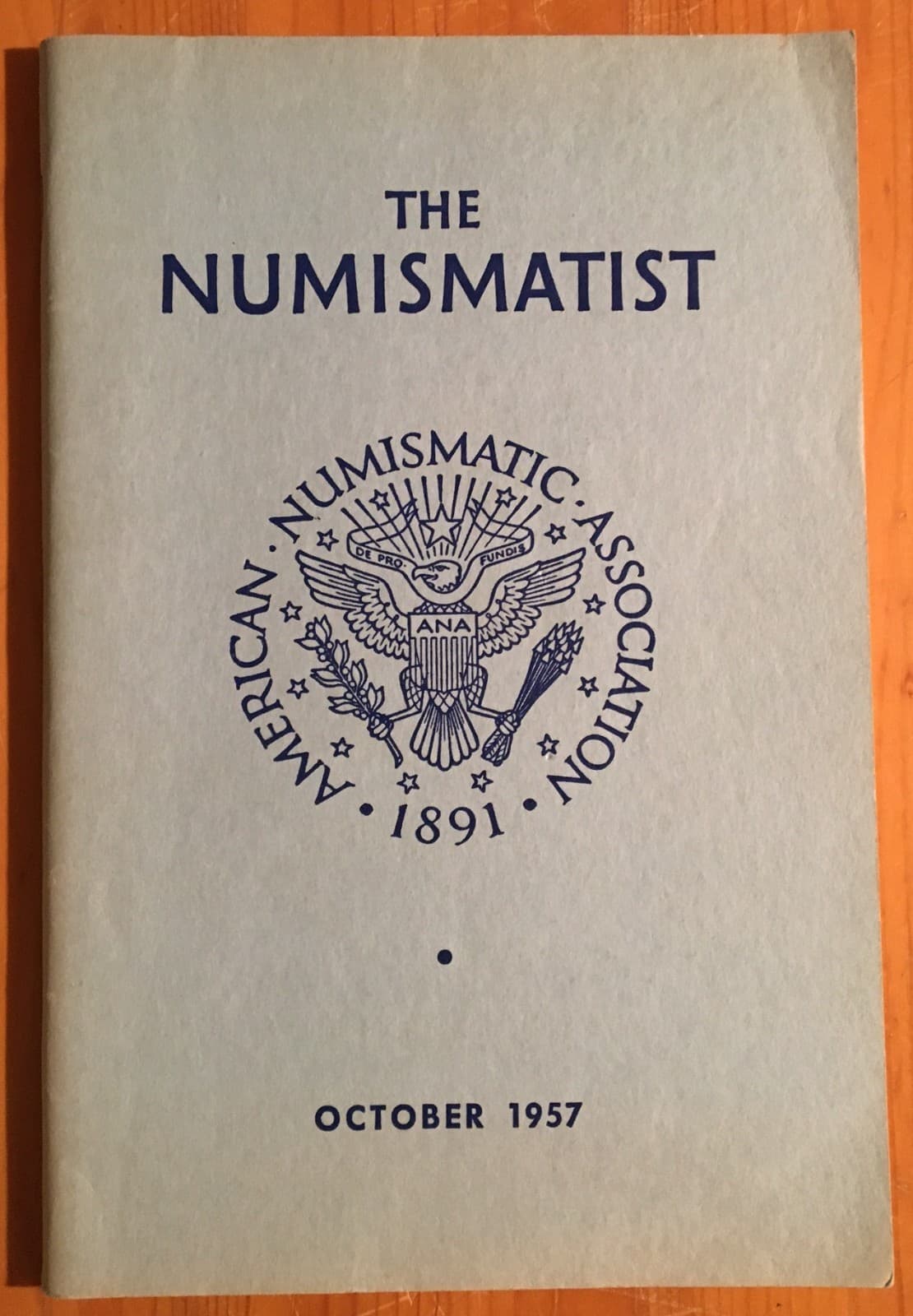 "COINAGE OF DOMITIUS DOMITIANUS" OCT. 1957 ISSUE, THE NUMISMATIST - *17351129 🌈