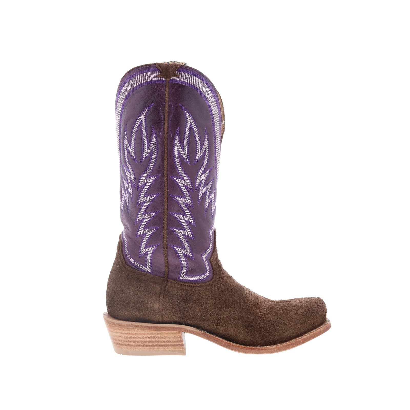 Hyer Culver 13" HM12009 Mens Brown Leather Slip On Western Cowboy Boots