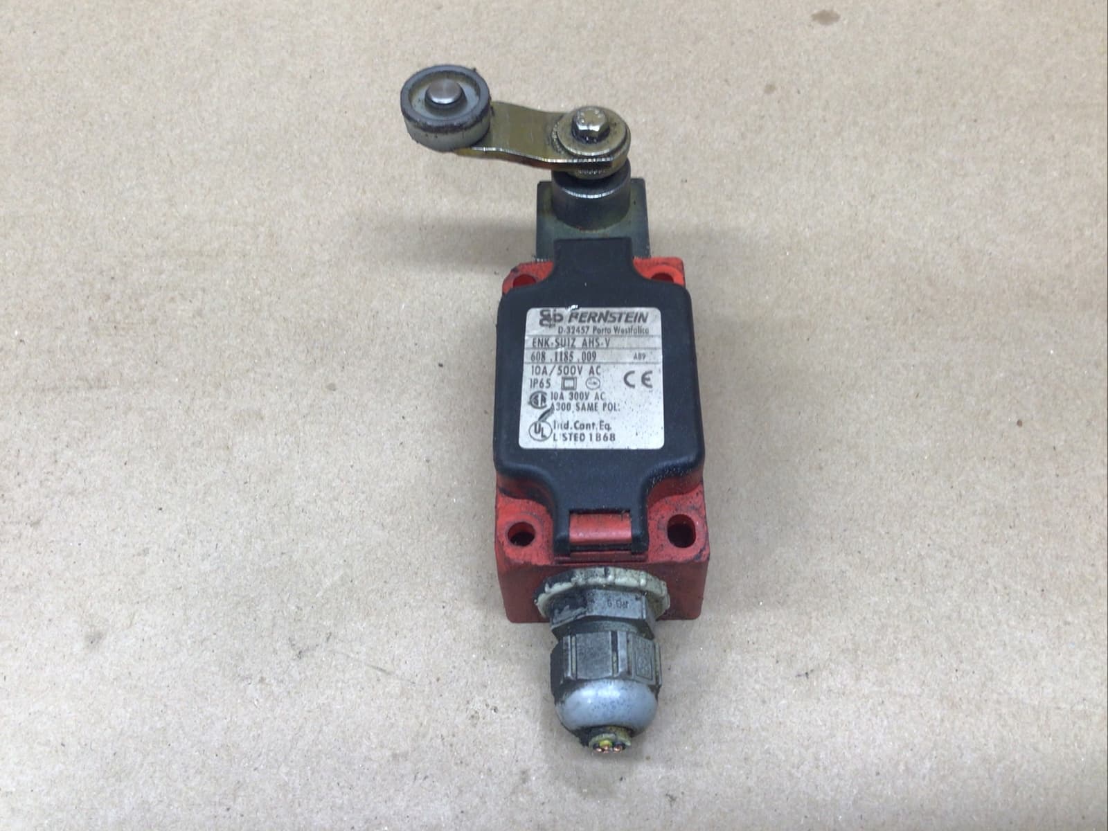 Bernstein Limit Switch ENK-SU1Z AHS-V 10A 500V AC #83A43