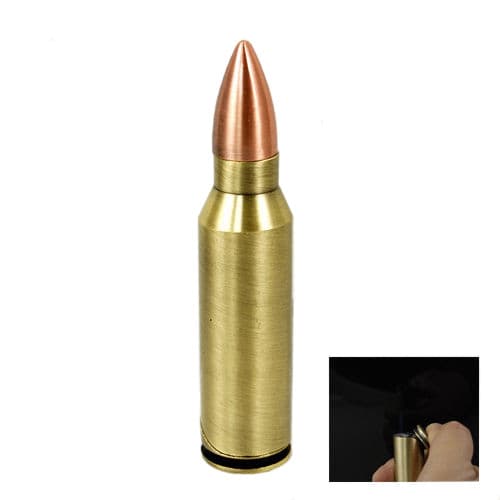 Fashion Cigarette Refillable "Bullets" Windproof Butane Gas Lighter