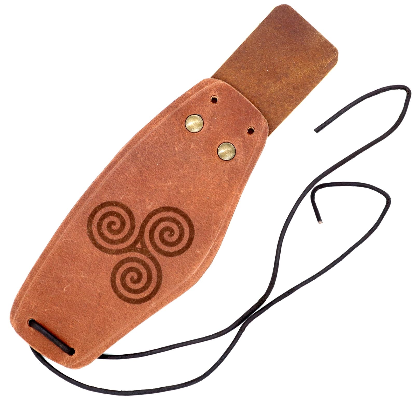 Viking Bracelet Renaissance Braided Genuine Leather Cuff Gothic Wristband Brown