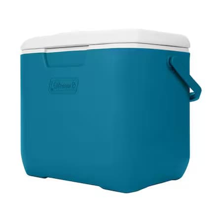 Coleman 2160830 Personal Cooler, 30 Qt, Plastic, Blue/White
