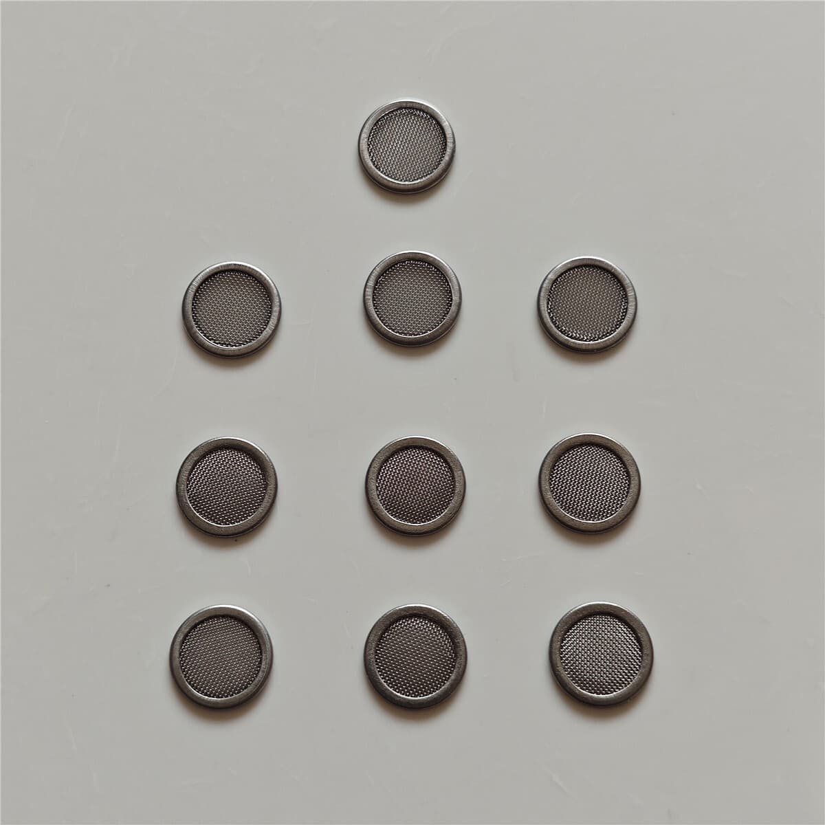 10pcs 304 Stainless Steel Filter Disc 12mm Dia 80 Mesh Cover-Edge Mesh Screen
