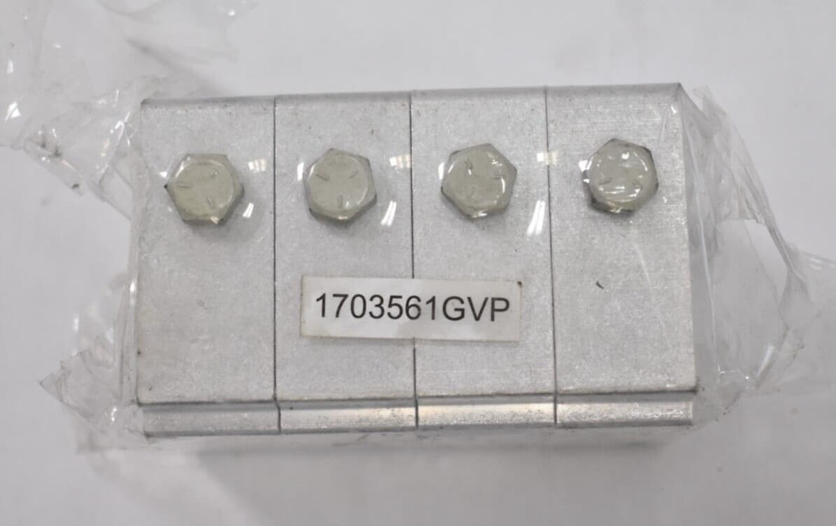 Lot of 4 Mounting Clamps Aluminum Finish Replacement Units Set 1703561GVP