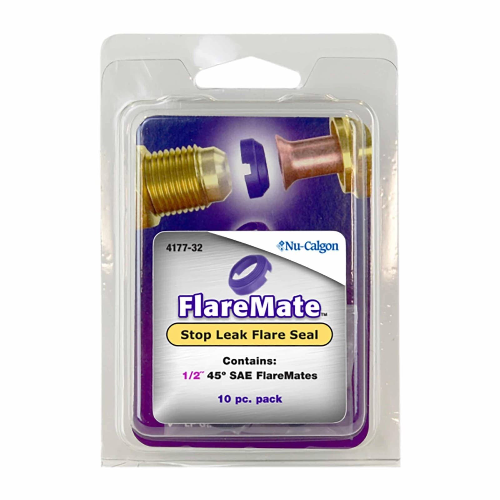 Nu-Calgon 4177-32 FlareMate Stop Leak Flare Seal 10 pc. Pack (Includes Size (10)