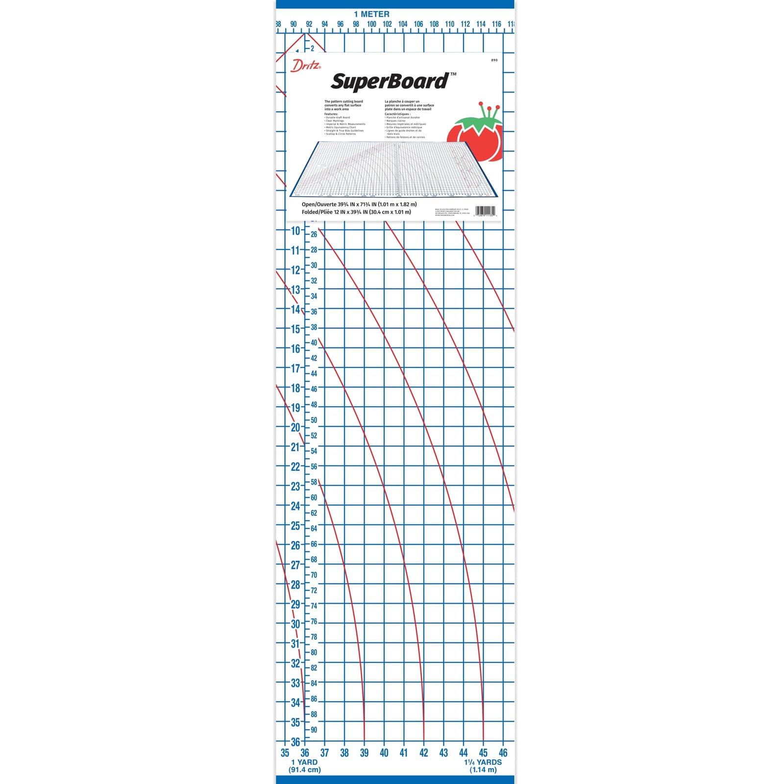 Foldable Superboard, Laminated Cutting Surface